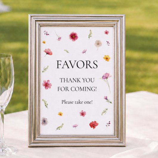 Poster Faveur de fleur sauvage