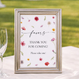 Poster Faveur de Fleur Sauvage