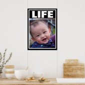 POSTER FAVEUR DE LA VIE SOURIRE BÉBÉ ASIATIQUE VIE INFANT (Cuisine)