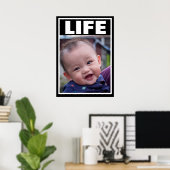POSTER FAVEUR DE LA VIE SOURIRE BÉBÉ ASIATIQUE VIE INFANT (Bureau à domicile)