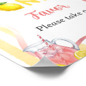 Poster Faveur de premier anniversaire Freshly One avec un (Coin)