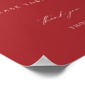 Poster Faveur rouge (Coin)