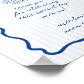 Poster Faveurs bleues capricieuses (Coin)