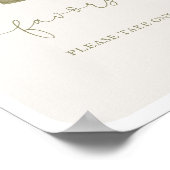 Poster Faveurs de Baby shower locales (Coin)