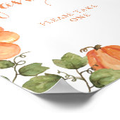 Poster Faveurs de citrouille rustiques (Coin)