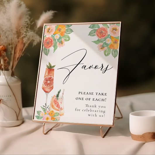 Poster Faveurs de cocktail lumineuses Amour au premier Sp