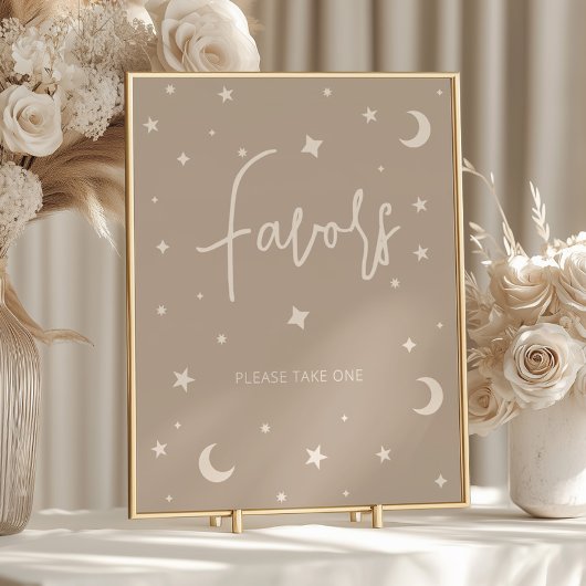 Poster Faveurs de douche Twinkle Twinkle Little Star