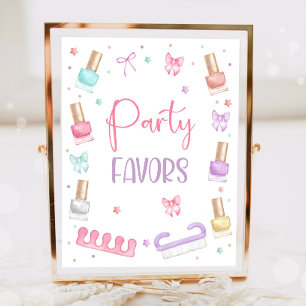 Poster Faveurs de fête Manucure-Pédicure Fête Manucure Pé
