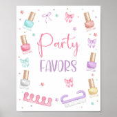 Poster Faveurs de fête Manucure-Pédicure Fête Manucure Pé (Devant)