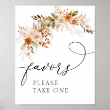 faveurs de fleurs bohèmes automne