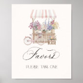 Poster Faveurs Elégant hors du marché Provence Bridal (Devant)