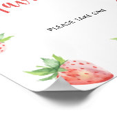 Poster Faveurs Fraise (Coin)