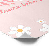 Poster Faveurs Marguerite Rose (Coin)