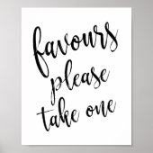 Poster Faveurs Prenez Un Simple Mariage 8x10 (Devant)