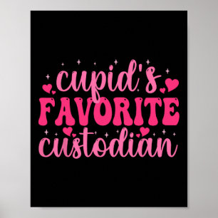 Poster Favori de Cupidon Concierge de la Saint-Valentin A
