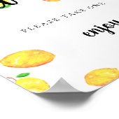 Poster Favoris Signe Citron Enterrement de Vie de Jeune F (Coin)