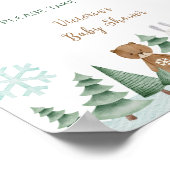 Poster Favoriser l'affiche des forêts de flocon de neige (Coin)