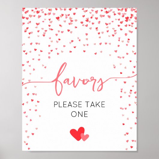 Poster Favoriser le signe Baby shower numérique ou l'impr (Devant)