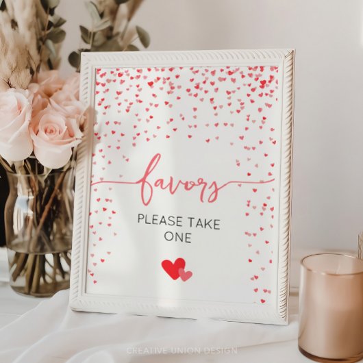 Poster Favoriser le signe Baby shower numérique ou l'impr