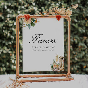 Poster Favoriser les Bottes et le panneau de Fête des mar