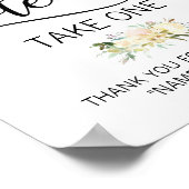 Poster Favoriser S'IL VOUS PLAÎT PRENDRE UN Aquarelle Flo (Coin)