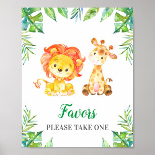 Poster Favoriser S'Il Vous Plaît Prendre Un Baby shower S