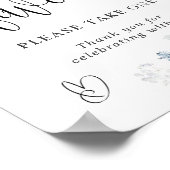 Poster Favoriser S'Il Vous Plaît Prendre Une Pêche Floral (Coin)