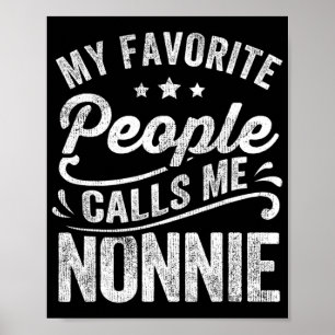 Poster Favorite People me appelle Nonnie Mère's Day Cadea
