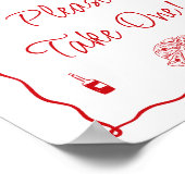 Poster Favour de mariage Red Pizza That's Amore (Coin)