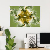 Poster Fayre de campagne - Art fractal (Bureau à domicile)
