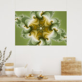 Poster Fayre de campagne - Art fractal (Cuisine)