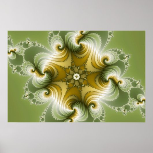 Poster Fayre de campagne - Art fractal (Devant)