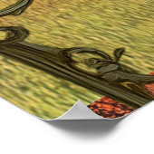 Poster *~* FD2 Automne Whimsical Autumn Retro Butterfly 1 (Coin)