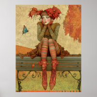 *~* FD2 Automne Whimsical Autumn Retro Butterfly 1