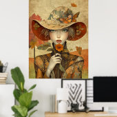 Poster *~* FD2 Autumn Girls Fall Retro 19 (Bureau à domicile)