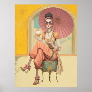 Poster ^~* FD2 Boho femme Apple Butterfly 45