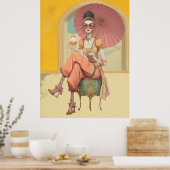 Poster ^~* FD2 Boho femme Apple Butterfly 45 (Cuisine)