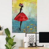 Poster *~* FD2 Bold Tropical Black Goddesses Casquette 23 (Bureau à domicile)