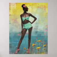 *~* FD2 Bold Tropical Black Woman Bun 14