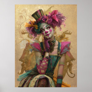 Poster FD2 Cirque Clown Art Vintage Retro Carnaval art 13