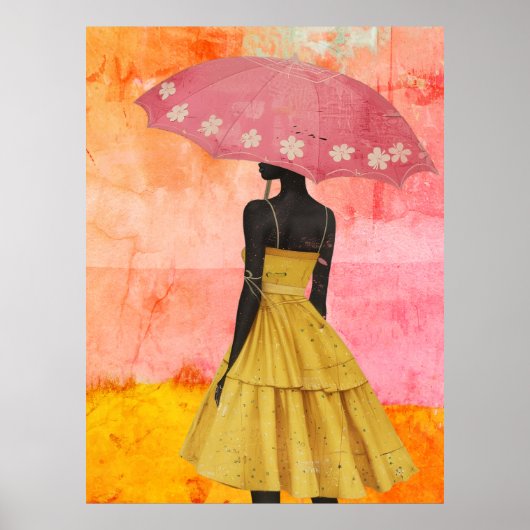 Poster *~* FD2 Déesses noires tropicales dynamiques 7 Cas (Devant)