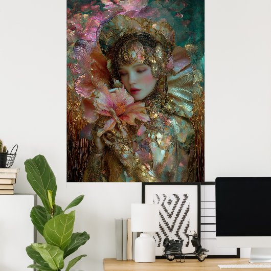 Poster - FD2 Dreamy Enchanting Fantasy Muse Iridescent 33 (Bureau à domicile)