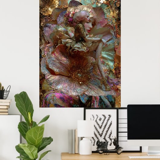 Poster - FD2 Enchanting Fantasy Dreamy Muse Iridescent 14 (Bureau à domicile)