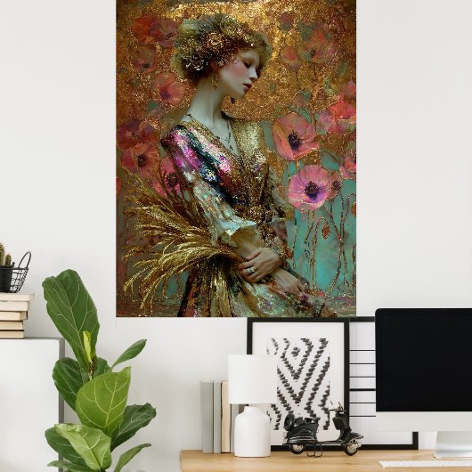 Poster - FD2 Enchanting Fantasy Dreamy Muse Iridescent 3 (Bureau à domicile)