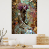 Poster - FD2 Fantastique Fantaisie Rêveuse Muse Iridescen (Cuisine)