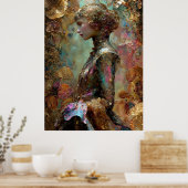 Poster - FD2 Fantastique Rêveuse Muse Iridescente 1 (Cuisine)