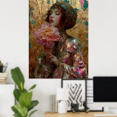 Poster - FD2 Fantastique Rêveuse Muse Iridescente 3 (Bureau à domicile)