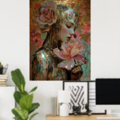 Poster - FD2 Fantastique Rêveuse Muse Iridescente 32 (Bureau à domicile)