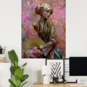 Poster - FD2 Fantastique Rêveuse Muse Iridescente 5 (Bureau à domicile)