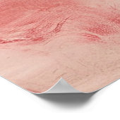 Poster *~* FD2 Flamant rose rose Femme noire tropicale 28 (Coin)